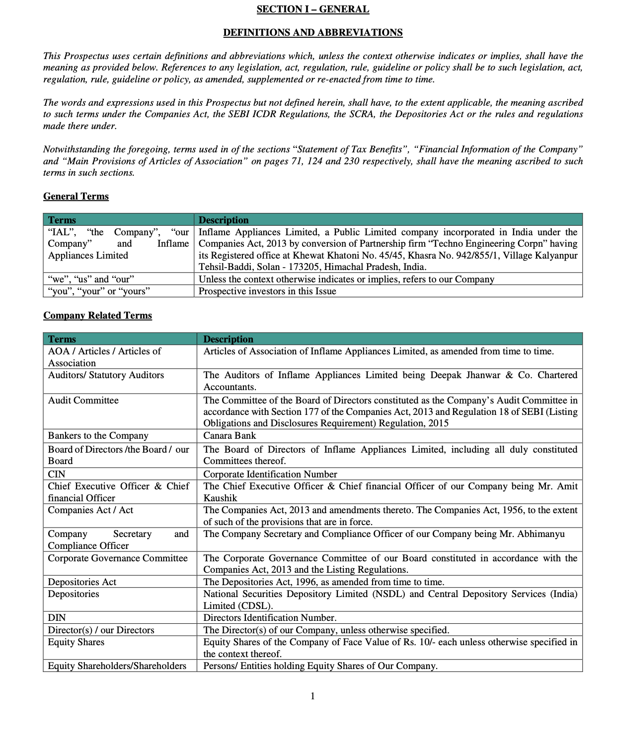 IPO Format for IPO process and DRHP Filing