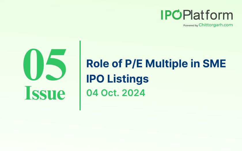 Role of P/E Multiple in IPO Listing